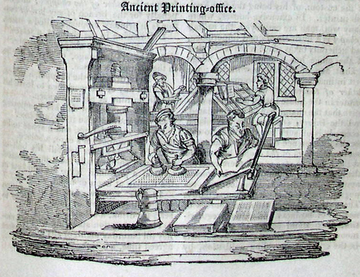 Ancient Printing-office.