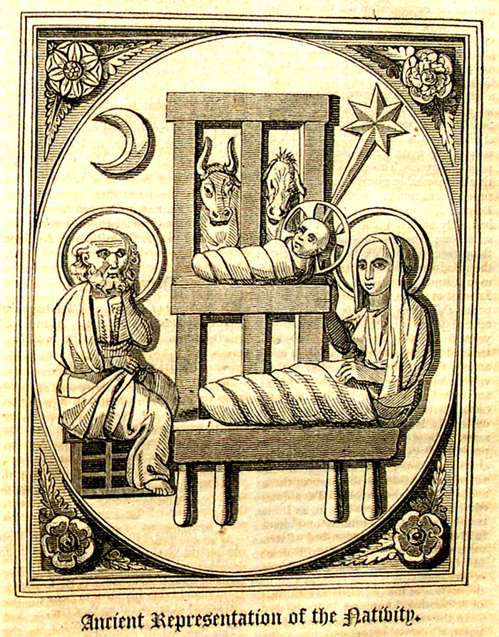 Ancient Representation of the Nativity.